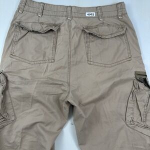 Vintage Union Bay Baggy Cargo Pants Men 34x30 Beige Khaki Skate Lightweight‎ Y2K